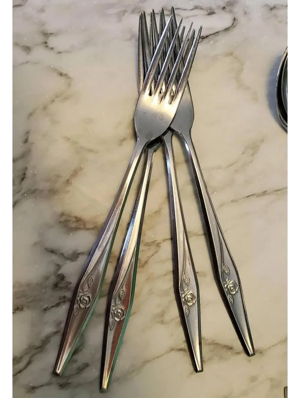 Spritely Rose, Creative Manor, Stainless flatware, 19 pcs, Japan, MCM, Unf80